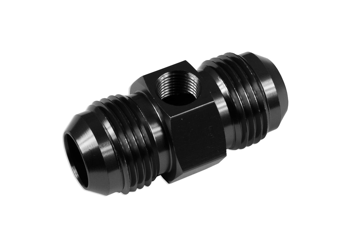 Adaptador AN12 AN-12 macho-macho con puerto en línea 1/8 NPT para presión de combustible/aceite