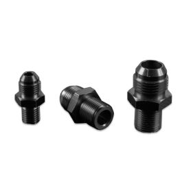 AN-4 AN4 JIC Flare to 1/4 NPT straight hose fitting adapter Black