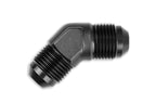 Adaptador racor manguera unión macho-macho AN4 45°