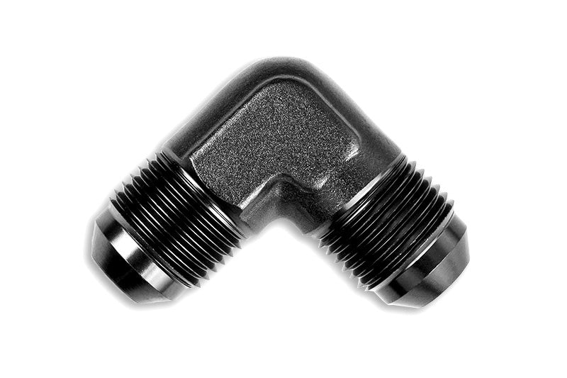 Adaptador AN4 acoplamiento macho-macho 90° para manguera