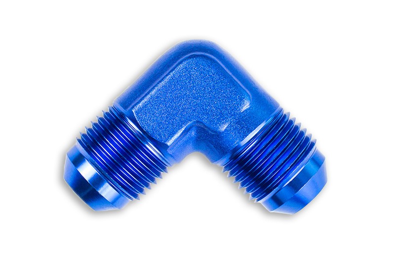 Adaptador AN4 acoplamiento macho-macho 90° para manguera