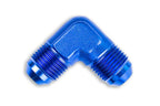 Adaptador AN4 acoplamiento macho-macho 90° para manguera