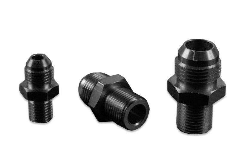 Adaptador racor macho a macho AN -4 AN4 JIC Flare a M18x1,5 métrico para manguera negro