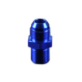 AN-6 AN6 JIC Flare to 1/4 NPT straight hose fitting adapter Blue