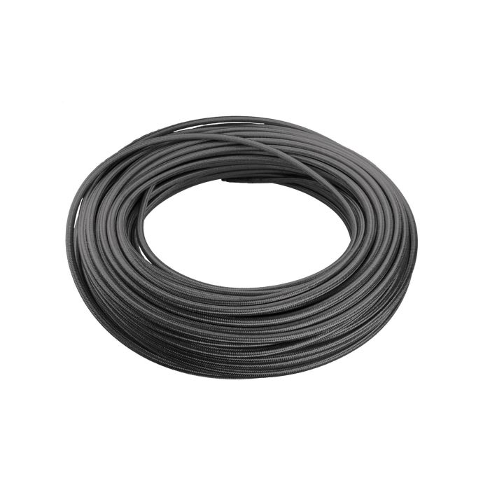 AN6 8mm (5/16") PTFE Teflon Braided Nylon Lined Fuel Hose Black.