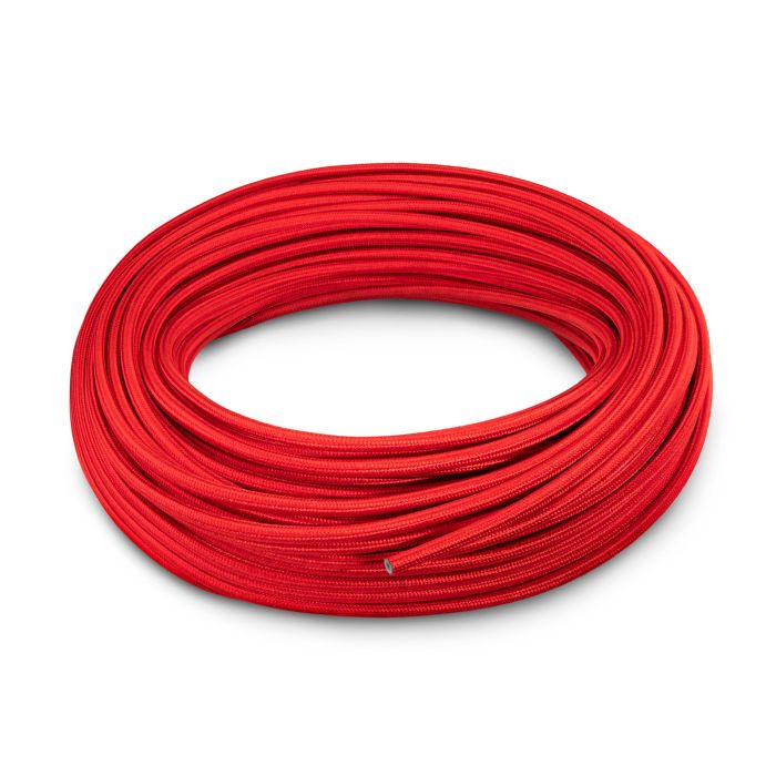 AN6 8mm (5/16") PTFE Teflon Braided Nylon Lined Fuel Hose, Red.