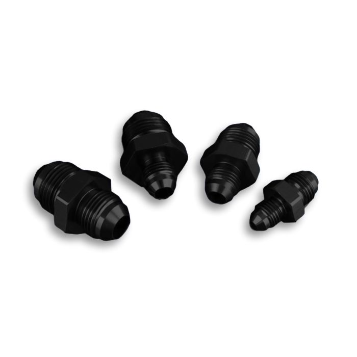 AN6 Male to AN4 Male JIC Oil Fuel Hose Adapter, Black.