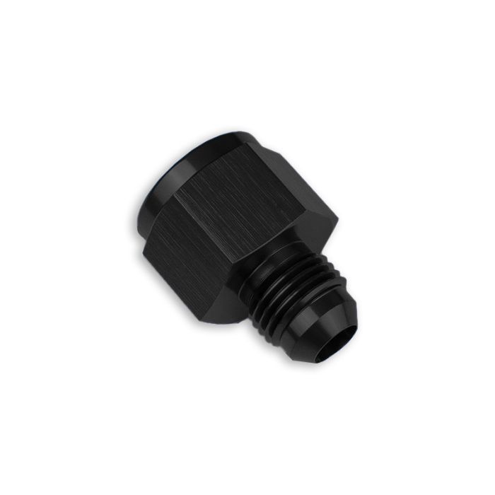 AN6 Female to AN4 Male JIC Hose Reducer Adapter, Black.