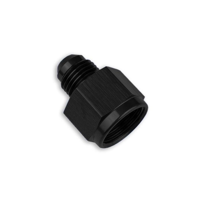 AN6 Female to AN4 Male JIC Hose Reducer Adapter, Black.