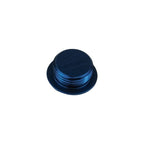 AN6 Tapón ciego hexagonal Allen Adaptador macho para combustible/aceite azul