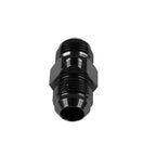 AN6 AN-6 Male-to-Male Adapter with 1/8 NPT Inline Port for Fuel and Oil Pressure Black