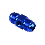 AN6 AN-6 Adaptador macho-macho con puerto en línea 1/8 NPT Presión de combustible y aceite Azul