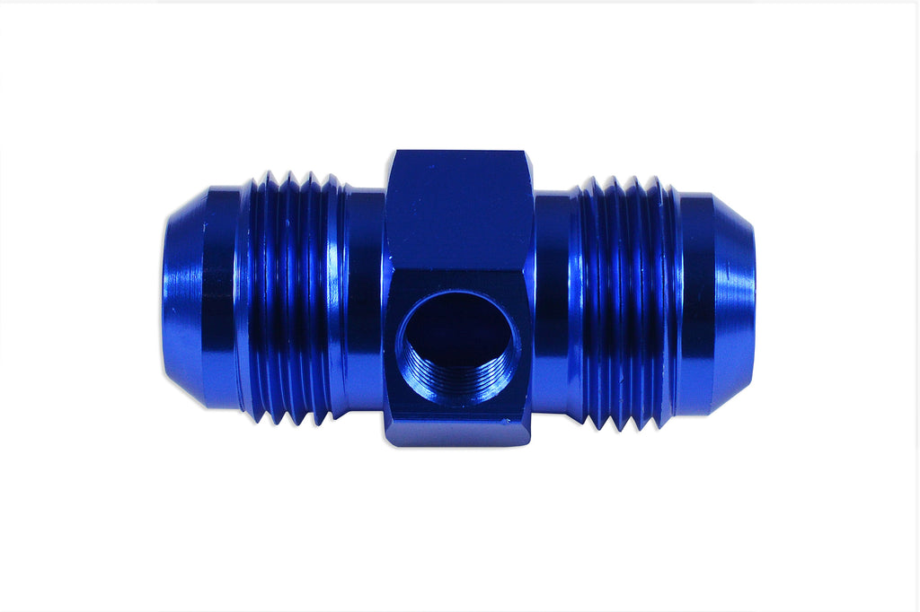 Adaptador AN6 AN-6 macho-macho con puerto en línea 1/8 NPT para presión de combustible/aceite