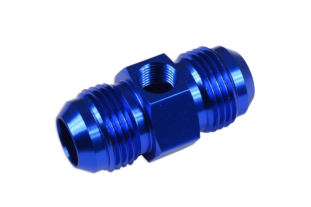 Adaptador AN6 AN-6 macho-macho con puerto en línea 1/8 NPT para presión de combustible/aceite