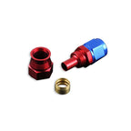 AN-6 AN6 JIC Straight PTFE Fuel Hose End Fitting Red