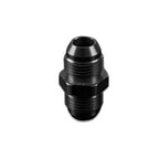 Adaptador de conexión de manguera JIC AN8 macho a AN8 macho, color negro.