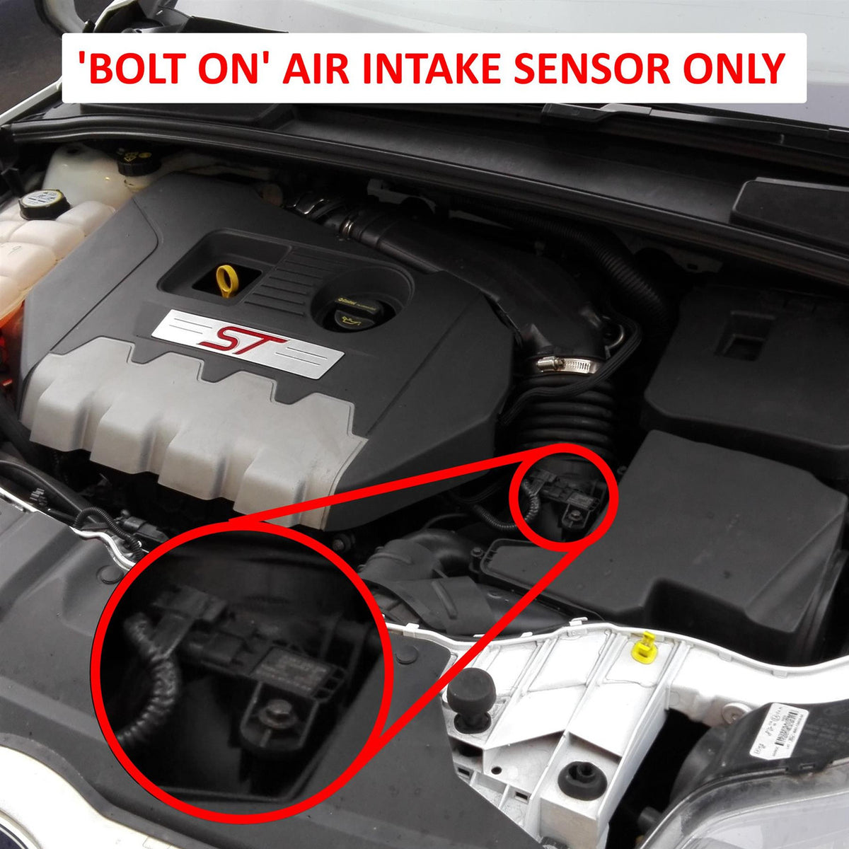 Kit de admisión directa con filtro de aire Ramair JSK-115-TWIST para Ford Focus MK3 2.0 ST Ecoboost