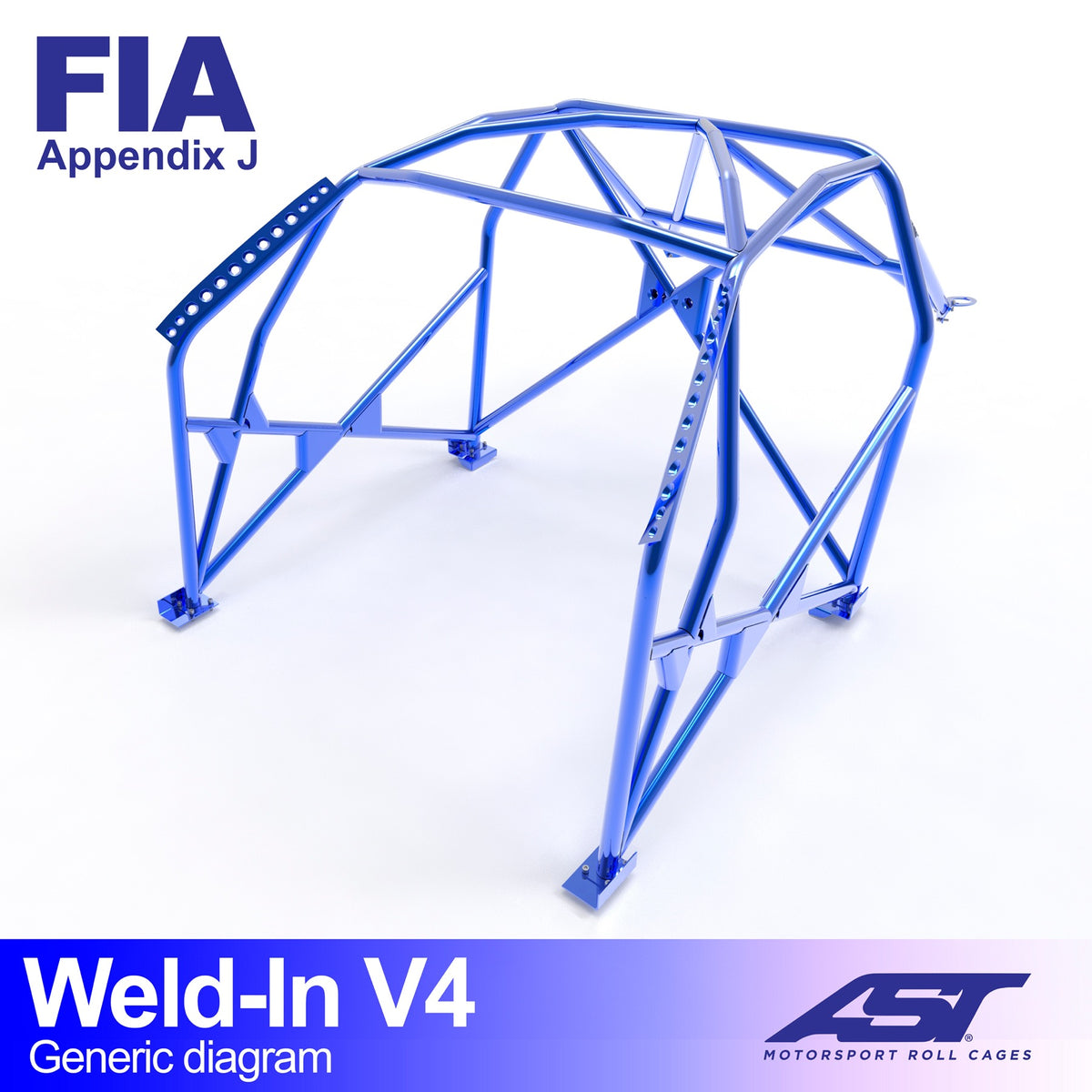 Arco de seguridad Ford Fiesta (Mk3) Hatchback 3 puertas Weld In V4
