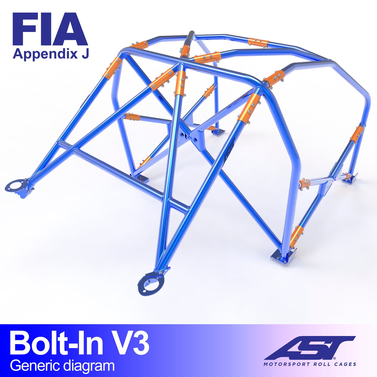 Arco de seguridad Nissan Micra (K11) Hatchback 3 puertas Bolt In V3