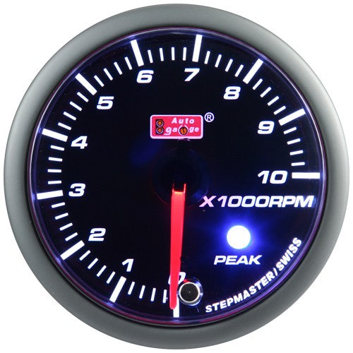 Tacómetro Auto Gauge azul