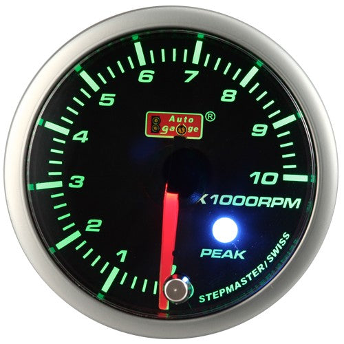 Tacómetro Auto Gauge azul