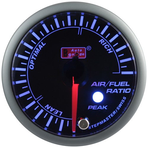 Indicador AFR Auto Gauge azul