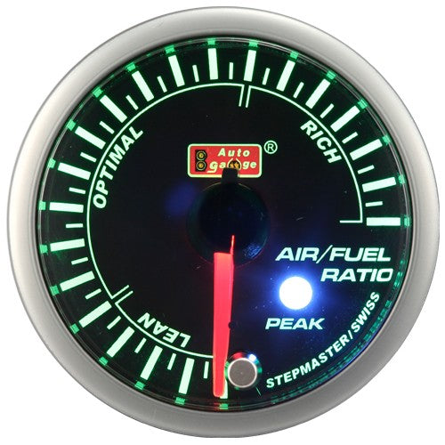 Indicador AFR Auto Gauge azul