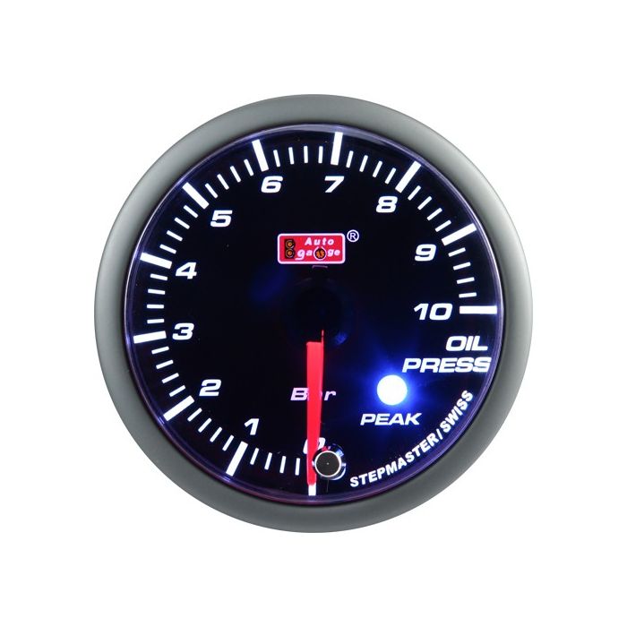 Indicador de presión de aceite Auto Gauge color ámbar