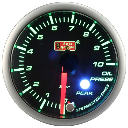 Indicador de presión de aceite Auto Gauge ámbar