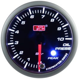 Auto Gauge Oil pressure indicator Blue