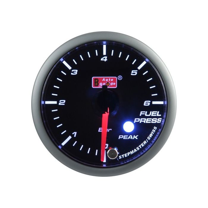 Indicador de presión de combustible Auto Gauge verde