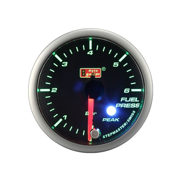 Indicador de presión de combustible Auto Gauge verde