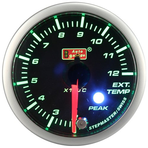 Indicador EGT Auto Gauge ámbar