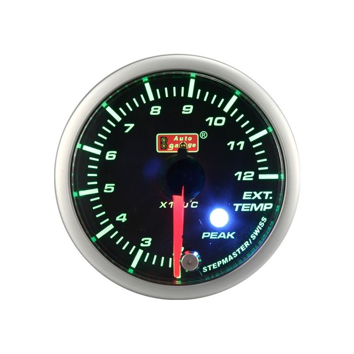Indicador EGT verde del Auto Gauge