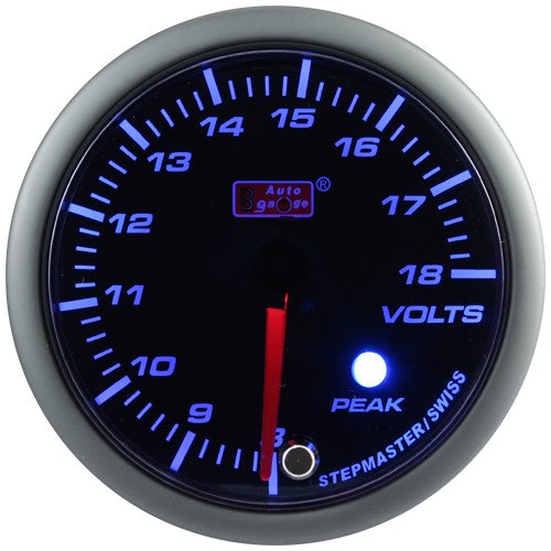 Indicador de voltaje Auto Gauge ámbar