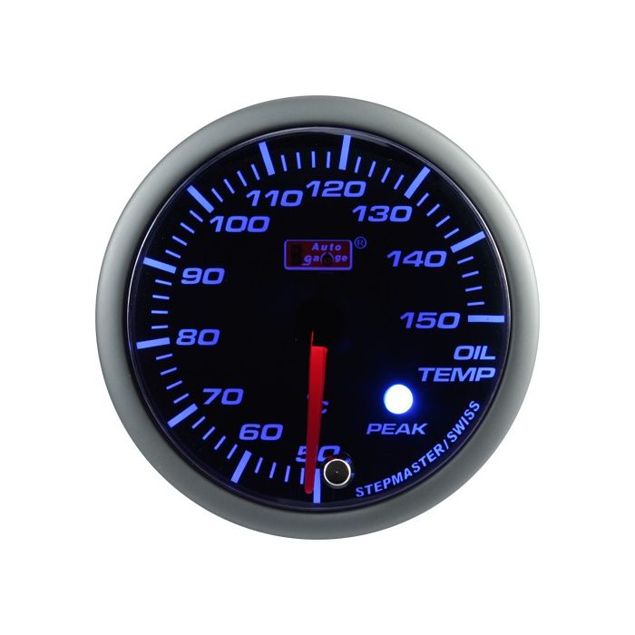 Indicador de temperatura del aceite Auto Gauge color ámbar
