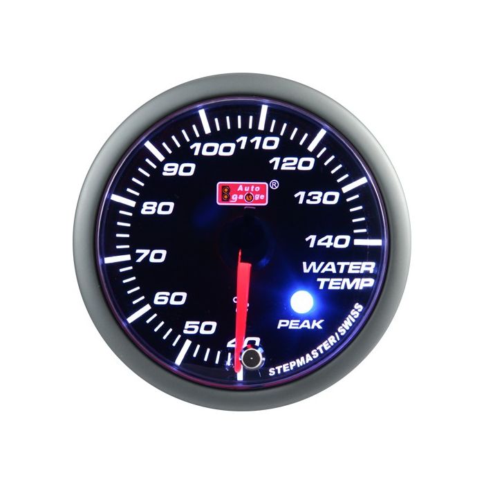 Indicador de temperatura del agua Auto Gauge Azul