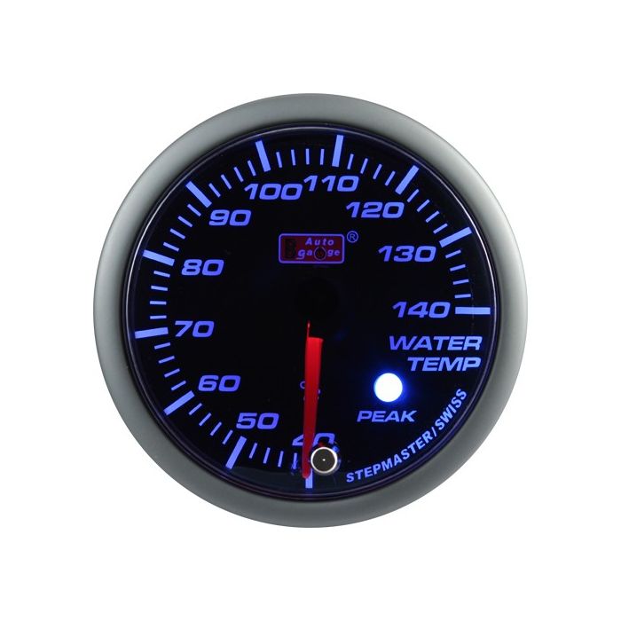 Indicador de temperatura del agua Auto Gauge Azul