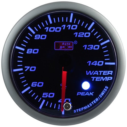 Indicador de temperatura del agua Auto Gauge verde