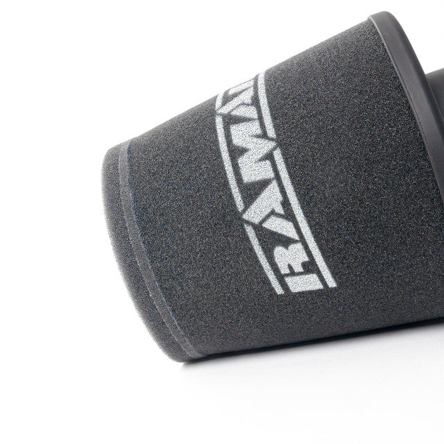 Filtro de aire Ramair ProMax grande universal de espuma con cuello de goma de 60 mm en airbox cerrado