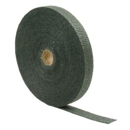 Black Glass Fiber Exhaust Wrap 2.5cm x 30m (1" x 100ft) DEI 010118