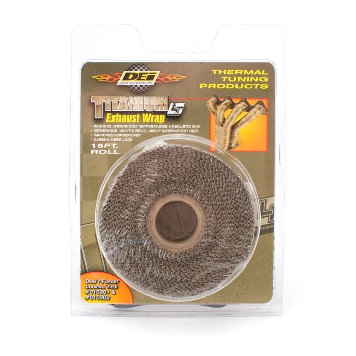 DEI Titanium Heat Wrap 2.5 cm x 4.5 m (1 inch x 15 feet) DEI 010128