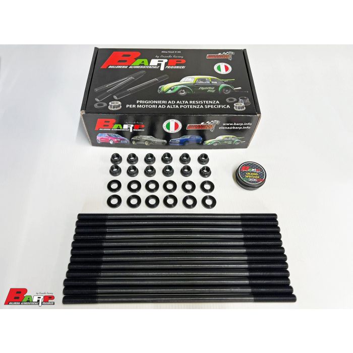 Kit de espárragos de culata BARP para FIAT COUPE TURBO 20 (5 cilindros) Tuercas de titanio