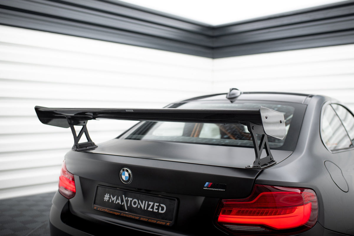 Alerón de carbono con soportes externos para BMW M2 F87 / 2 / 2 M-Pack F22