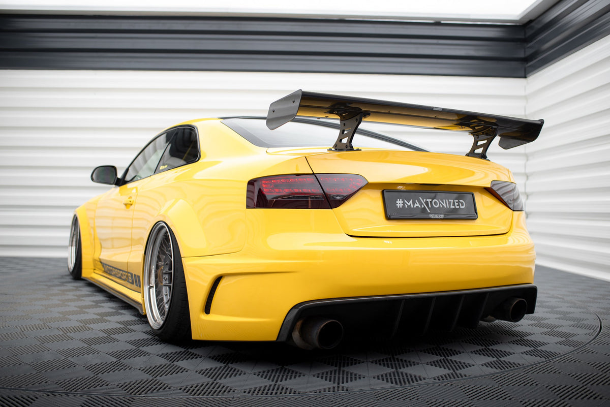 Alerón de carbono con soportes internos para Audi A5 Coupe 8T