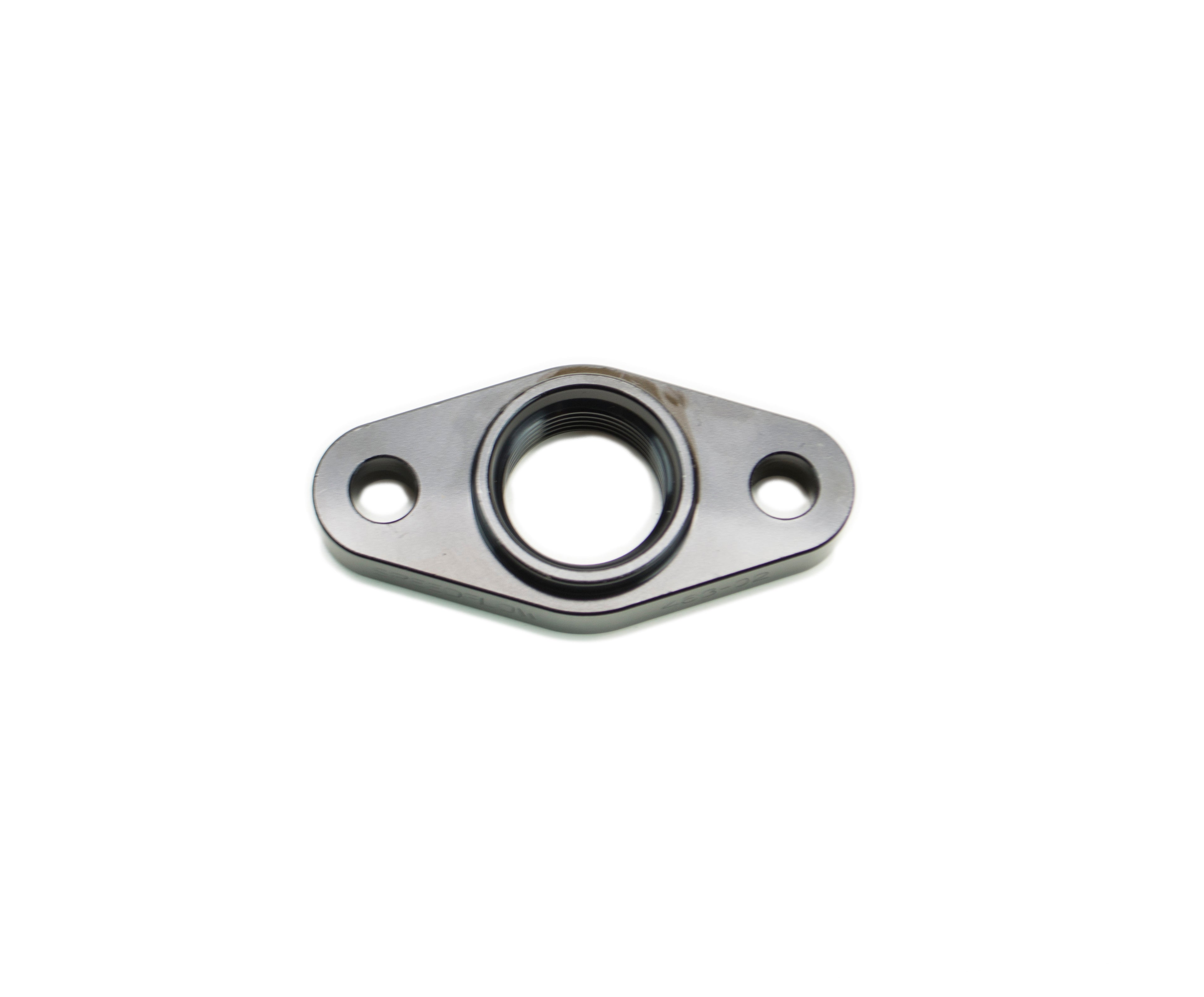 Adaptador de drenaje de turbo Turbosmart Billet de 52 mm para marco T3/T4