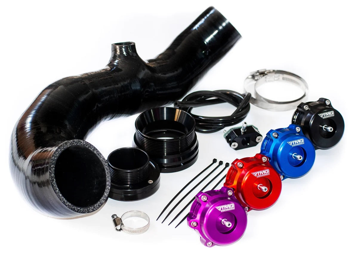 RTMG Performance Kit de blow off DPC para 1.5 TSI EVO para VW Golf/Ibiza FR/Leon/T-Rock/Tiguan/Karoq negro