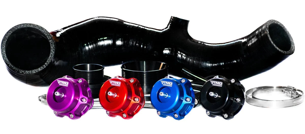 RTMG Performance Kit de blow off DPC para 1.5 TSI EVO para VW Golf/Ibiza FR/Leon/T-Rock/Tiguan/Karoq negro