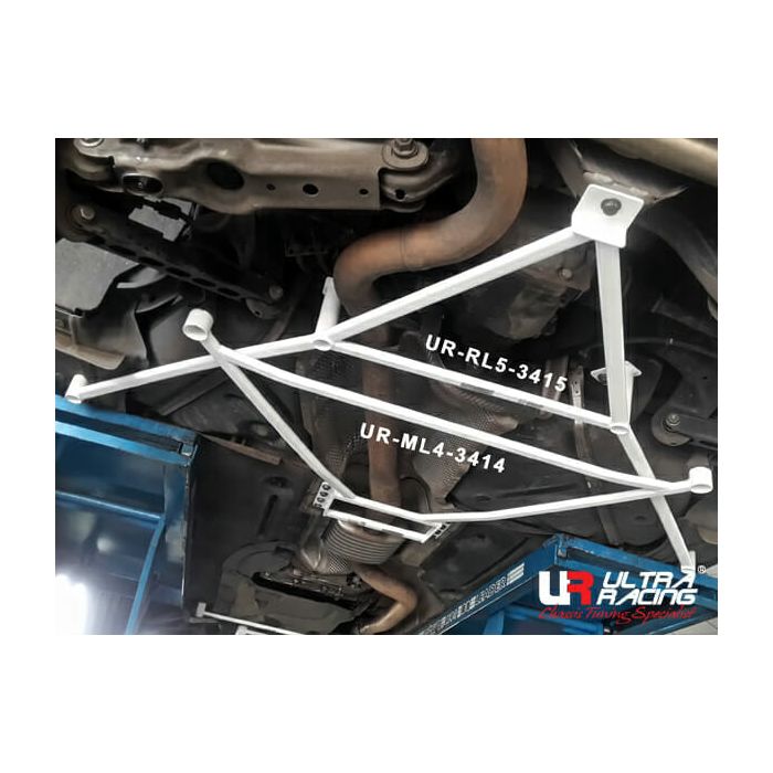 Ultra Racing Lower Central Brace (3414) for BMW E84 (X1) 2.0 4WD 09-15