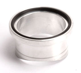 Adaptador perfilado de acero inoxidable 38 mm para BOV